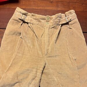 Women's Tan Corduroy Trousers